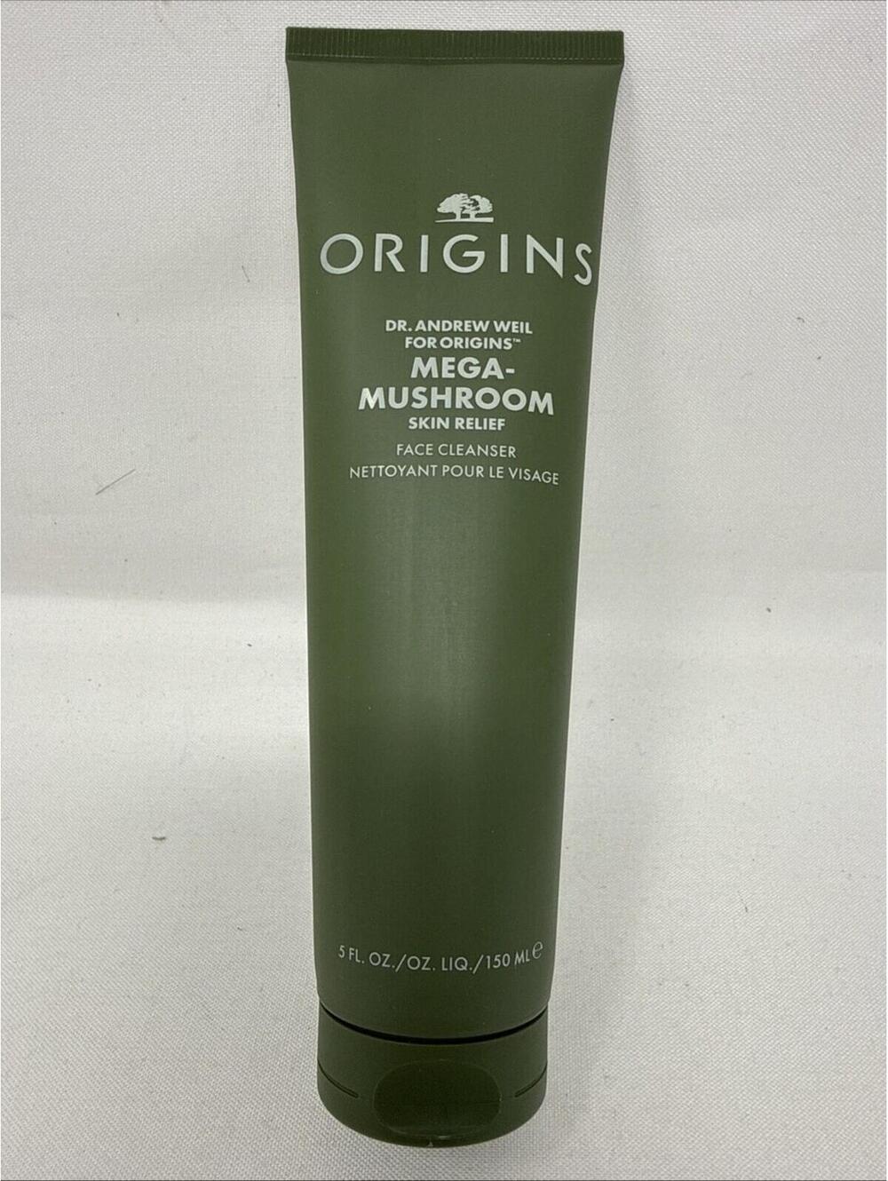 New! Origins Dr. Andrew Mega-Mushroom Skin Relief  Face Cleanser  150ml CJ#101